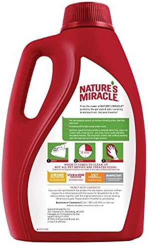 Advanced Cat Stain and Odor Eliminator Spray, Severe Mess Enzymatic Formula, Sunny Lemon Scent, alternate product view 2