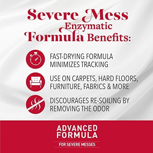 Advanced Cat Stain and Odor Eliminator Spray, Severe Mess Enzymatic Formula, Sunny Lemon Scent, alternate product view 4