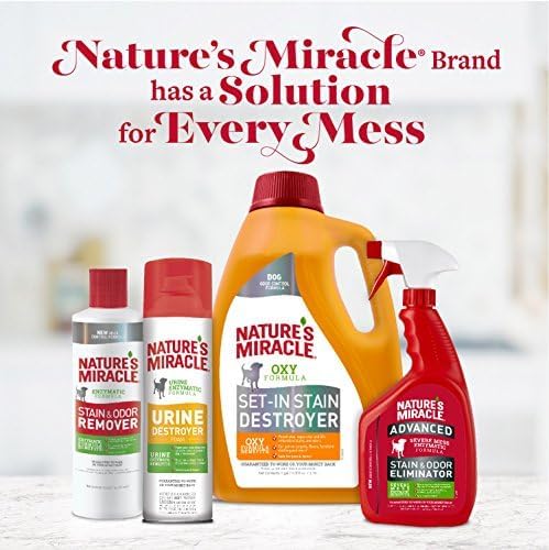 Advanced Cat Stain and Odor Eliminator Spray, Severe Mess Enzymatic Formula, Sunny Lemon Scent, alternate product view 6