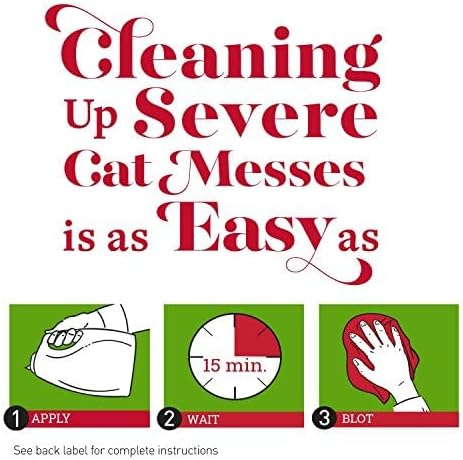 Advanced Cat Stain and Odor Eliminator Spray, Severe Mess Enzymatic Formula, Sunny Lemon Scent, alternate product view 7