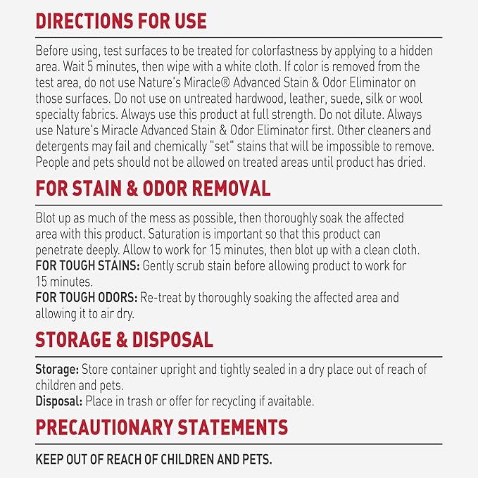 Advanced Stain & Odor Eliminator For Dogs With Flip & Go Sprayer, 64 Ounces, alternate product view 6
