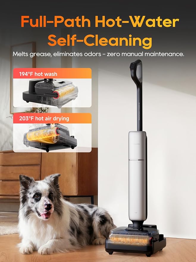 Aero Pro Wet Dry Vacuum Mop, Ultra- with Hot Self-Cleaning/Self-Drying, 0 Hair Tangle Great for Pet Owner, alternate product