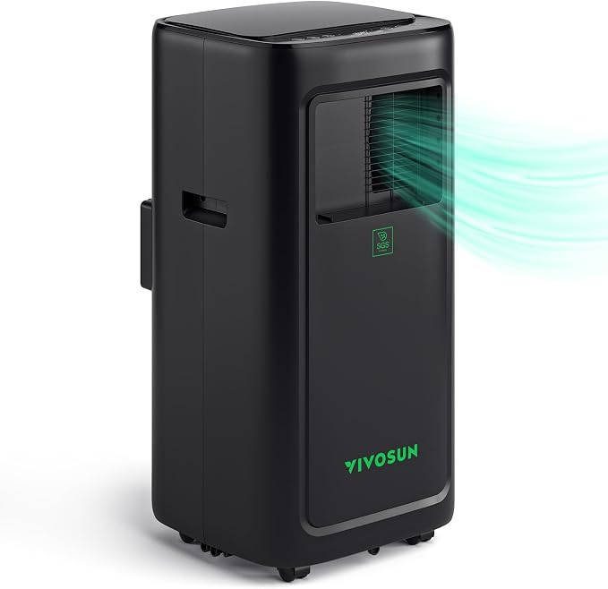 AeroLush C08 Smart Air Conditioner, 8000BTU, 4-in-1 Function, with Temperature & Humidity Sensor Probe, Smart Remote Control