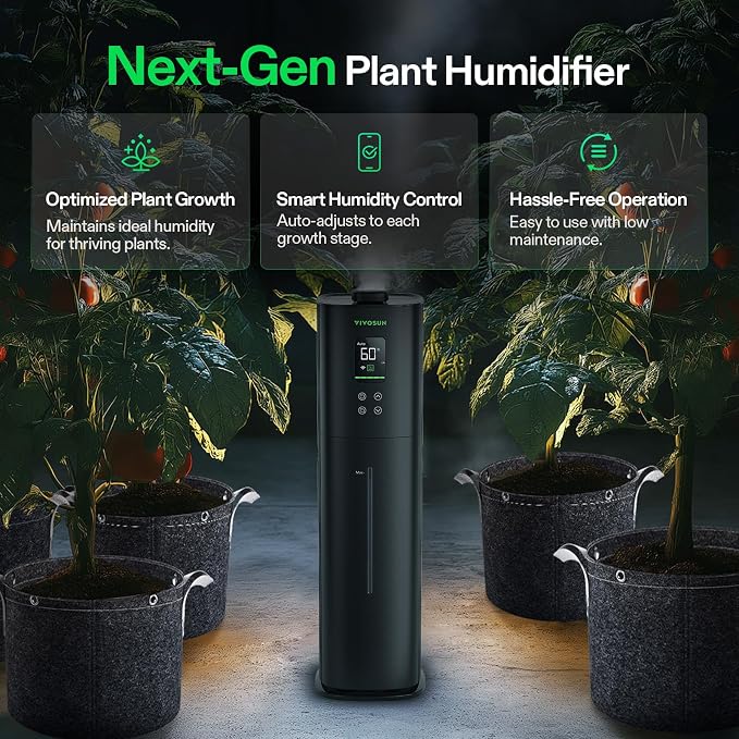 AeroStream H09 Intelligent Wi-Fi Humidifier, 2.38 Gal / 9 L Humidifier with Temp & Humidity Probe, Smart Remote Control