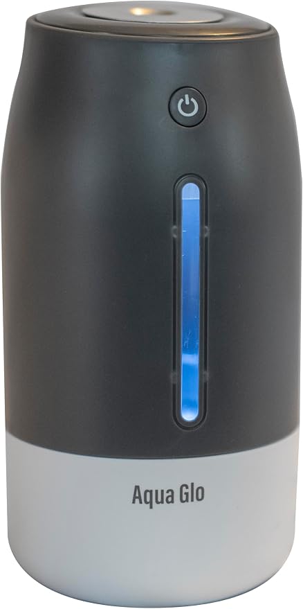 AG250HUM-V2-C Personal, Portable Humidifier – Ultrasonic Cool Mist Output with Built In Rechargeable Battery – Up to 5 Hours