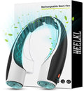 AI Neck Fan, 4 Speeds Adjustable Portable Personal Fan Rechargeable, 4000 mAh Battery Faster Cooling Wearable Fan, Ultra