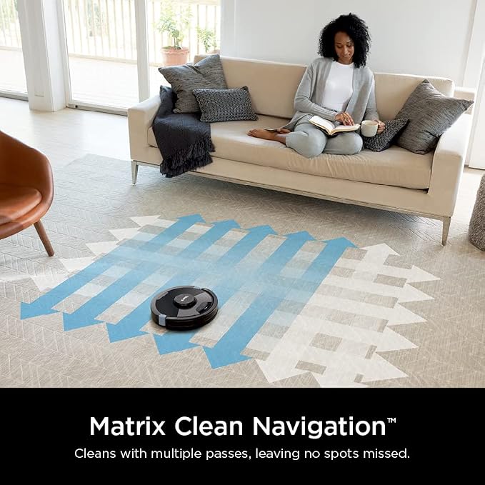 AI Ultra Robot Vacuum and Mop with Matrix Clean Navigation, CleanEdge Technology, Perfect for Pet Hair, Compatible with
