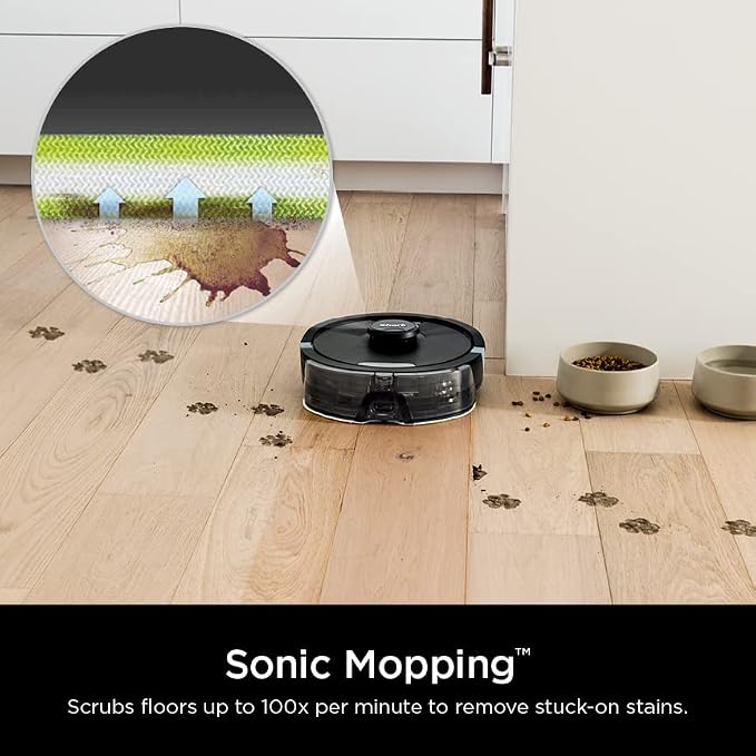AI Ultra Robot Vacuum and Mop with Matrix Clean Navigation, CleanEdge Technology, Perfect for Pet Hair, Compatible with