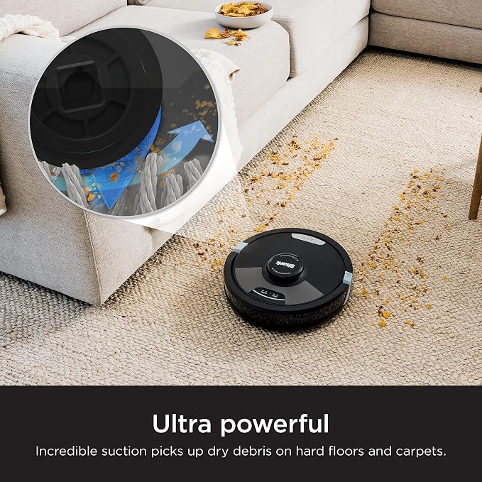 AI Ultra Robot Vacuum and Mop with Matrix Clean Navigation, CleanEdge Technology, Perfect for Pet Hair, Compatible with