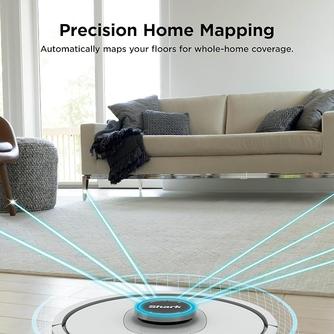 AI Ultra Voice Control Robot Vacuum with Matrix Clean Navigation, Home Mapping, 60-Day Capacity, XL Self-Empty Base for Homes