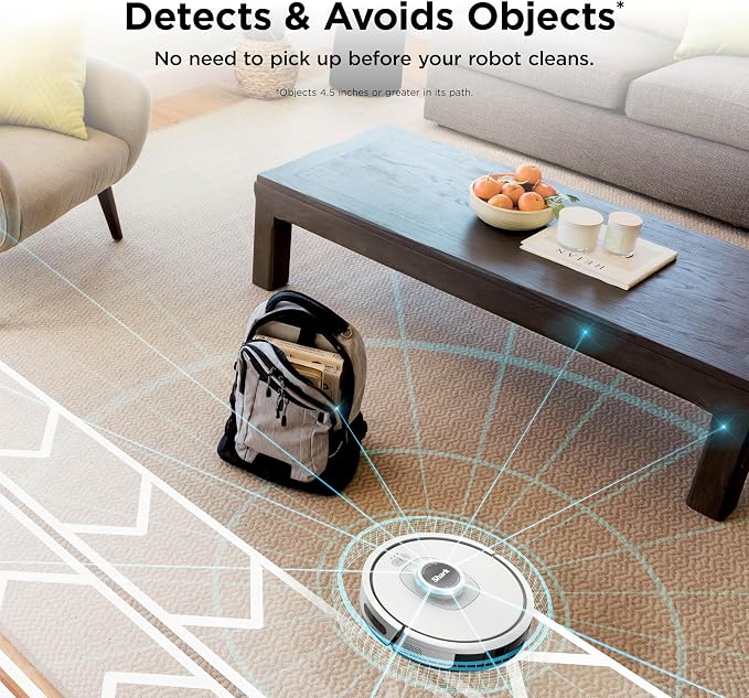AI Ultra Voice Control Robot Vacuum with Matrix Clean Navigation, Home Mapping, 60-Day Capacity, XL Self-Empty Base for Homes