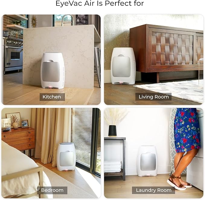 Air 2-in-1 HEPA Air Purifier & Touchless Vacuum Automatic Dustpan - Ultra Fast & Powerful - Covers 600 Sq ft, alternate
