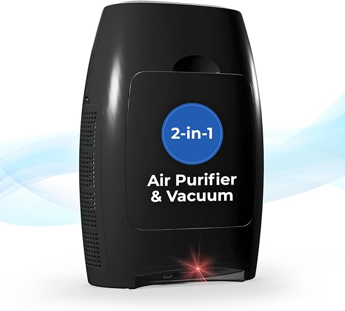 Air 2-in-1 HEPA Air Purifier & Touchless Vacuum Automatic Dustpan - Ultra Fast & Powerful - Covers 600 Sq ft, product image