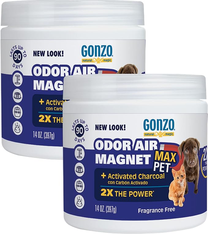 Air Activated Charcoal - 2 Pack - for Litter Boxes Cages and Pet Beds 14 Ounce 2 Pack 3.77 inches, product image