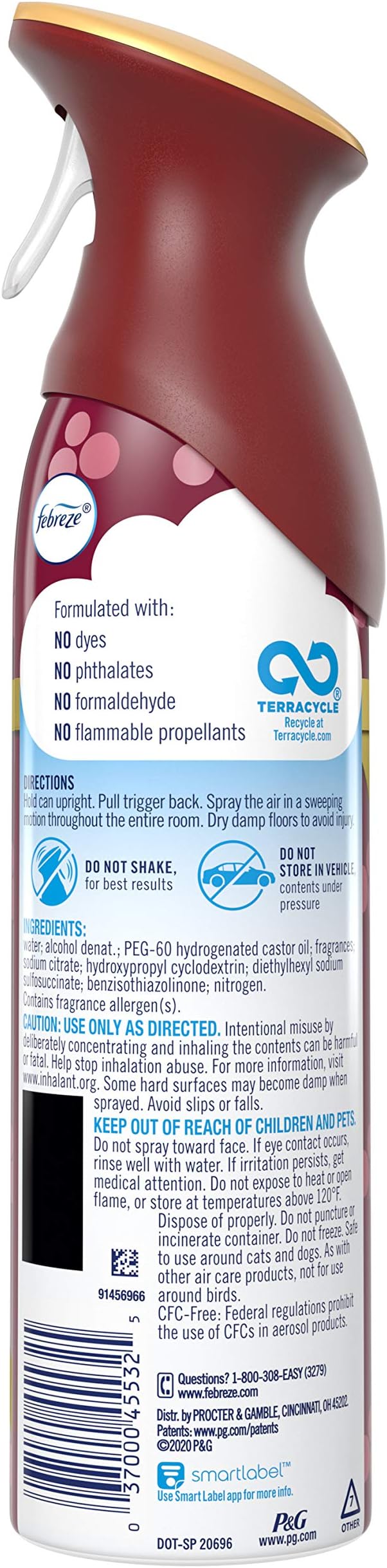 Air - Air Freshener Spray - Fresh-Twist Cranberry - Limited Edition Holiday Collection 2020 - Net Wt., alternate product view
