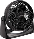 Air Circulator Desk Fan for Bedroom, Home and Office, 90-Degree Tilt Head, 3 Speed Settings, Cooling, 35, Black, 11.1"W