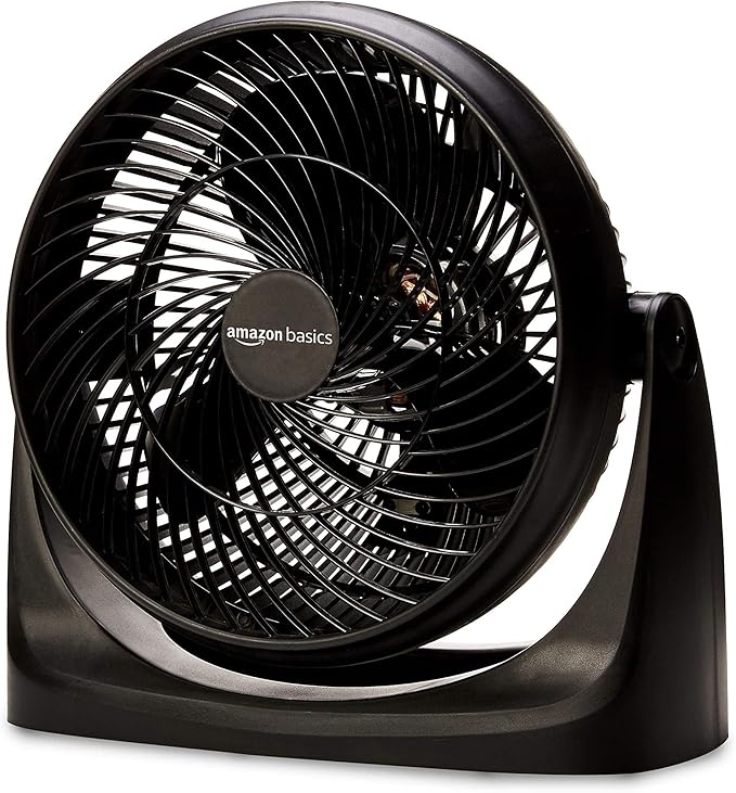 Air Circulator Fan, Desk Fan for Bedroom, Home and Office, With 90-Degree Tilt Head, 3 Speed Settings, Lightweight (4.2 LBS)