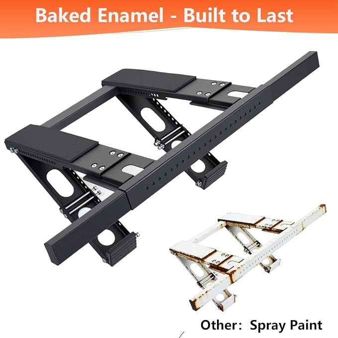 Air Conditioner Bracket for Window, No Drilling Window AC Bracket, Support up to 300lbs,Black, alternate product view 2