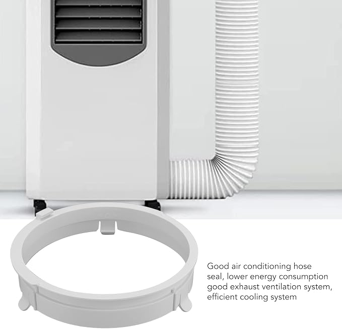 Air Conditioning Exhaust Duct Connector Interface, Hose Tube Connector Interface for AC Unit, ABS Exhaust Hose Adapter for