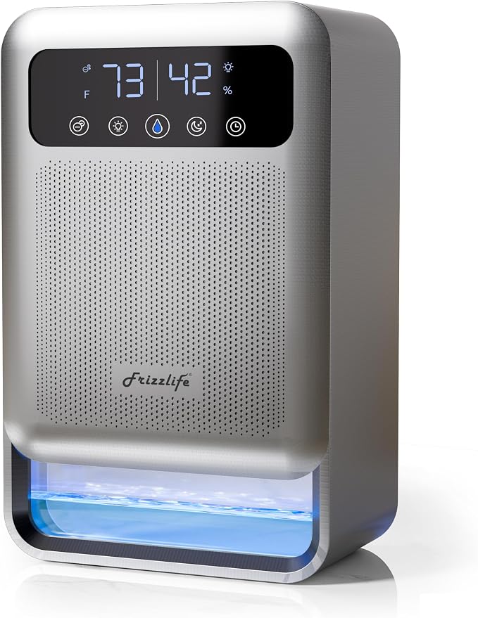 Air Dehumidifier, 135oz Water Tank W/Purifying Function, Quiet Small Dehumidifiers With Sleep Mode For Home, Bedroom