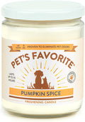 Air Freshener Candles, Clean Burning Pet Friendly Candles with a Natural Fiber Wick and 70 Hour Burn Time, Pumpkin Spice Pack