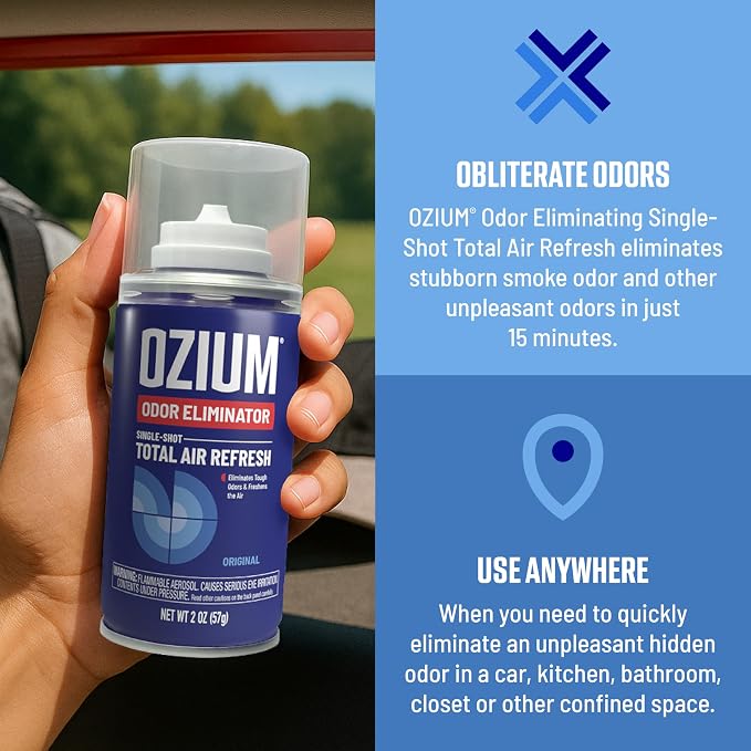 ® Air Freshener Odor Eliminator, 2oz Single Shot Total Air Refresh & Car Air Freshener – Original – 4 Pack, alternate product