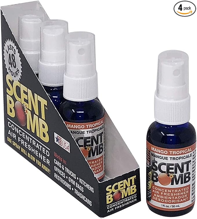 Air Freshener Spray, Long-Lasting Odor Eliminator - Effective Deodorizer for Home & Car, Fresh Room Spray for Kitchen