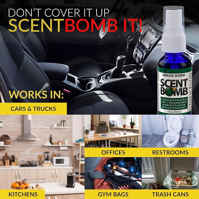 Air Freshener Spray, Long-Lasting Odor Eliminator - Effective Deodorizer for Home & Car, Fresh Room Spray for Kitchen