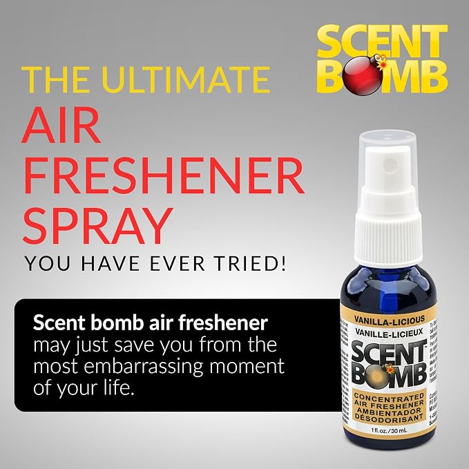 Air Freshener Spray, Long-Lasting Odor Eliminator - Effective Deodorizer for Home & Car, Fresh Room Spray for Kitchen