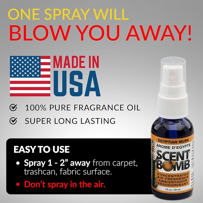 Air Freshener Spray, Long-Lasting Odor Eliminator - Effective Deodorizer for Home & Car, Fresh Room Spray for Kitchen