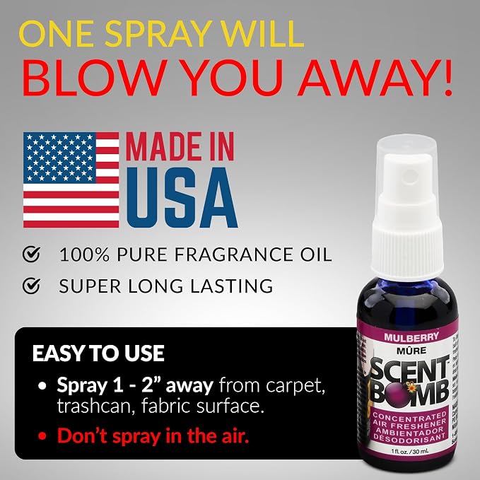 Air Freshener Spray, Long-Lasting Odor Eliminator - Effective Deodorizer for Home & Car, Fresh Room Spray for, alternate view