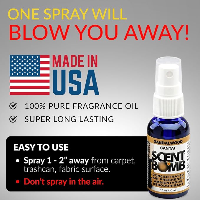 Air Freshener Spray, Long-Lasting Odor Eliminator - Effective Deodorizer for Home & Car, Fresh Room Spray for, alternate view