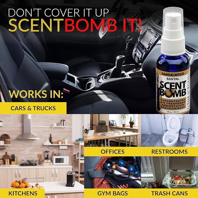 Air Freshener Spray, Long-Lasting Odor Eliminator - Effective Deodorizer for Home & Car, Fresh Room Spray for, alternate view