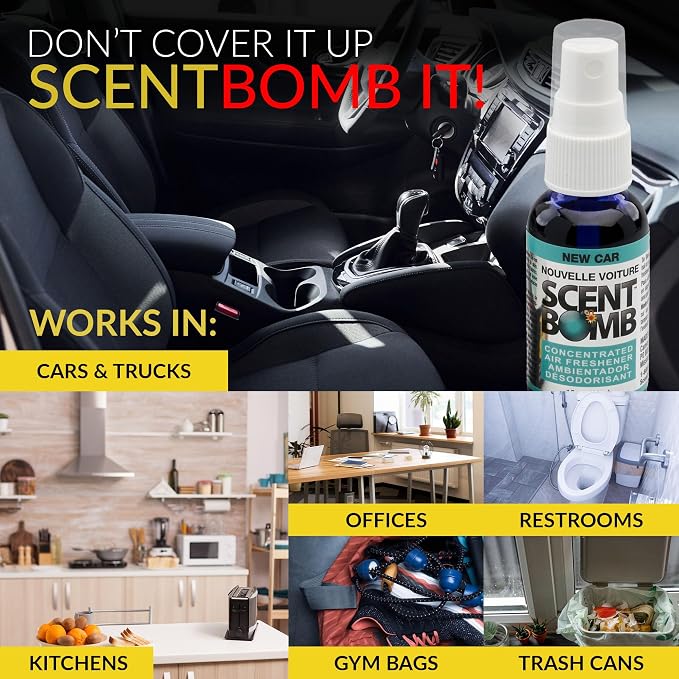 Air Freshener Spray, Long-Lasting Odor Eliminator - Effective Deodorizer for Home & Car, Fresh Room Spray for, alternate view