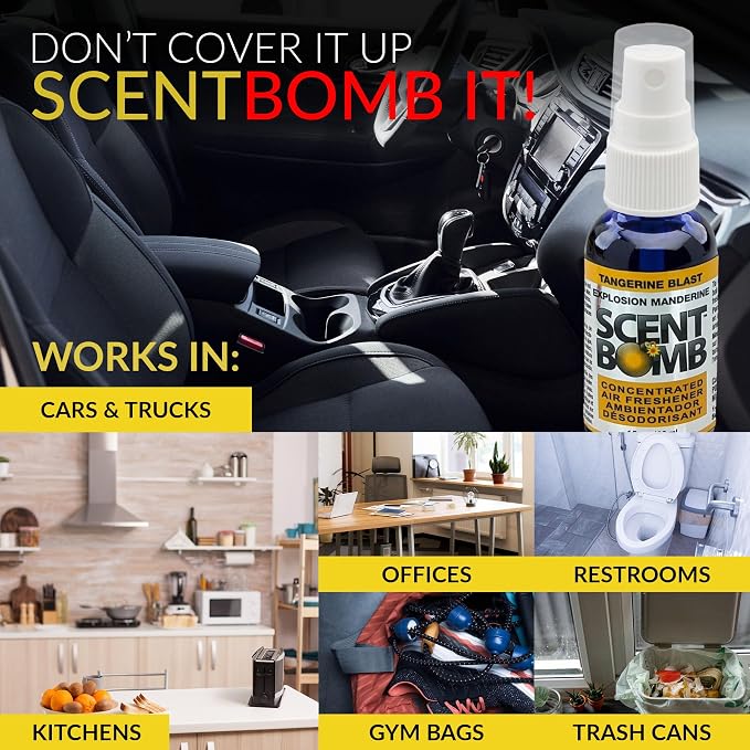Air Freshener Spray, Long-Lasting Odor Eliminator - Effective Deodorizer for Home & Car, Fresh Room Spray for, alternate view