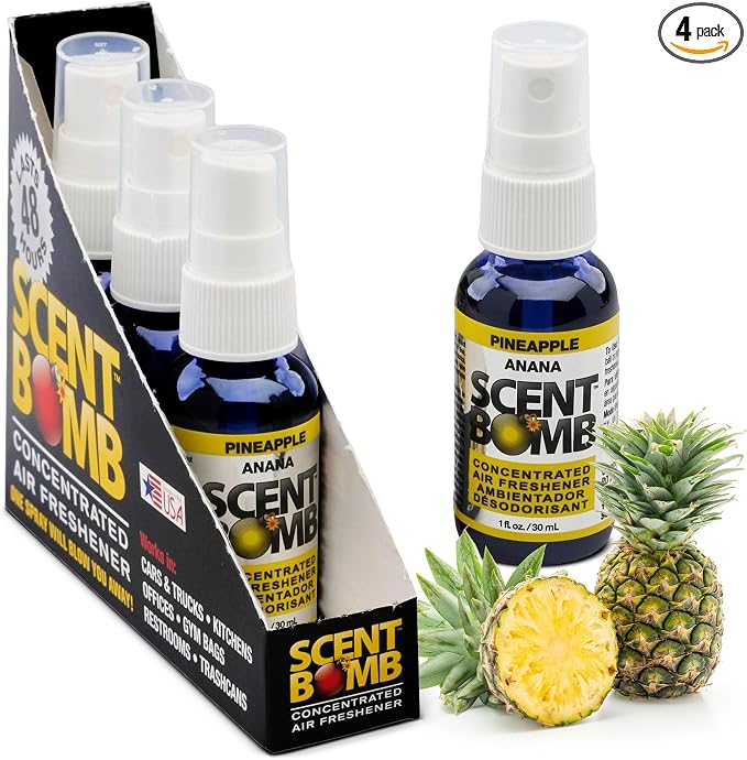 Air Freshener Spray, Long-Lasting Odor Eliminator - Effective Deodorizer for Home & Car, Fresh Room Spray for