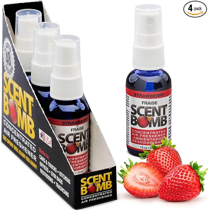 Air Freshener Spray, Long-Lasting Odor Eliminator - Effective Deodorizer for Home & Car, Fresh Room Spray for