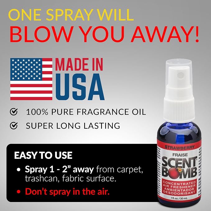 Air Freshener Spray, Long-Lasting Odor Eliminator - Effective Deodorizer for Home & Car, Fresh Room Spray for, alternate view