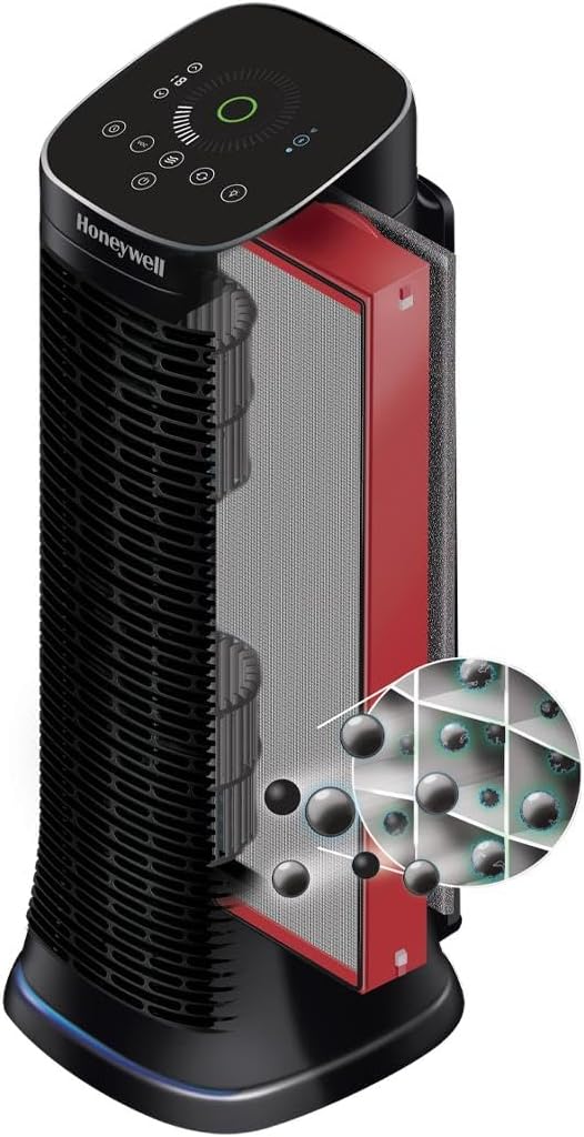 Air Genius Air Purifier for Home, Large Rooms up to 1268Ft2 with Permanent, Washable Filter, Reduces Dust, Pollen, Pet