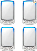 Air Ionizer Purifier for Home,4 Pack Negative Ion Air Purifier Plug in for Small Room, Bedroom Office Bathroom Basement,Quiet