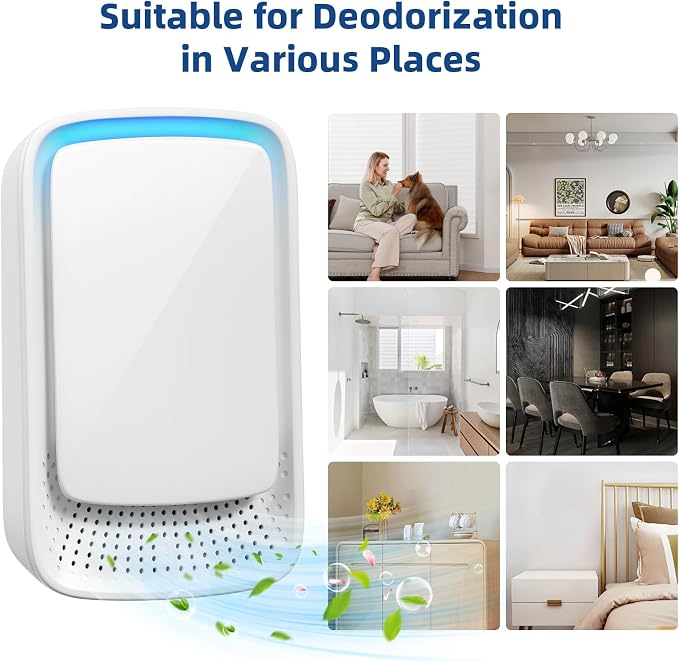 Air Ionizer Purifier for Home,4 Pack Negative Ion Air Purifier Plug in for Small Room, Bedroom Office Bathroom Basement,Quiet