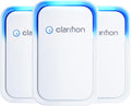 Air Ionizers for Home (3 Pack), Negative Ion Filtration System, Quiet Air Freshener for Bedroom, Office, Kitchen, Portable