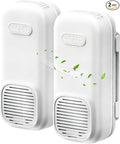 Air Ionizers for Home, Negative Ion with Nano & Fan-Powered, Triple Deodorize, Plug In Air Purifier for Cook