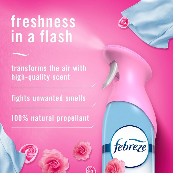 Air Mist Air Freshener Spray, Odor-Fighting Room Spray, Air Fresheners for Home and Bathroom and Kitchen, Aerosol Can