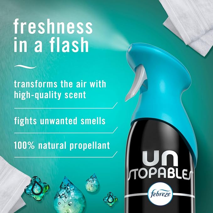 Air Mist Air Freshener Spray, Odor-Fighting Room Spray, Air Fresheners for Home and Bathroom and Kitchen, Aerosol Can