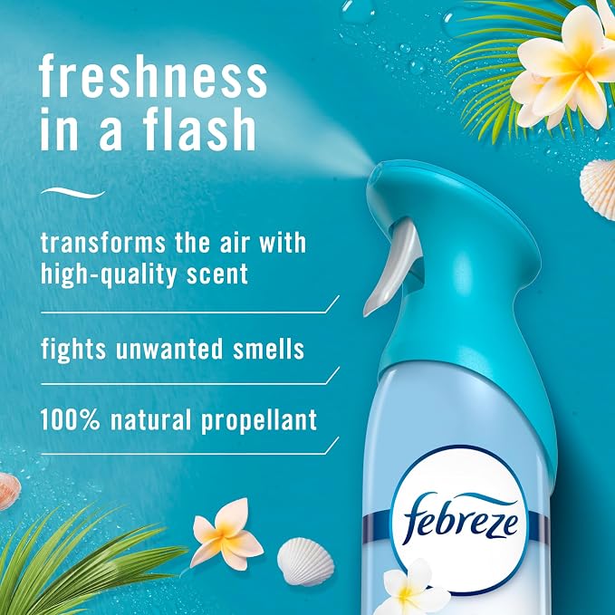 Air Mist Air Freshener Spray, Odor-Fighting Room Spray, Air Fresheners for Home and Bathroom and Kitchen, Aerosol Can