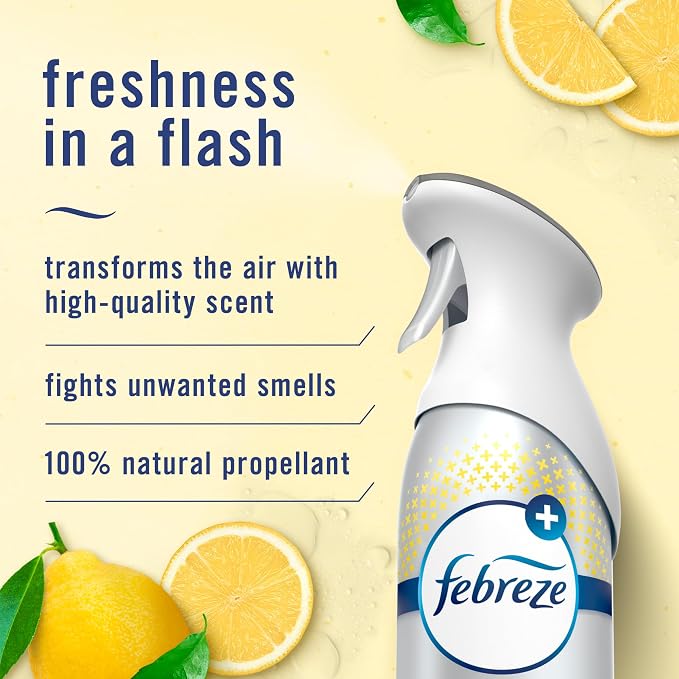 Air Mist Air Freshener Spray, Odor-Fighting Room Spray, Air Fresheners for Home and Bathroom and Kitchen, Aerosol Can