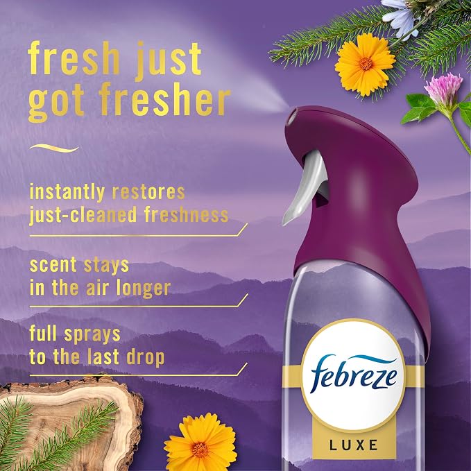 Air Mist, Air Freshener Spray, Odor Fighting Room Spray, Deodorizer for Home Bathroom Kitchen Office Apartment Dorm Room
