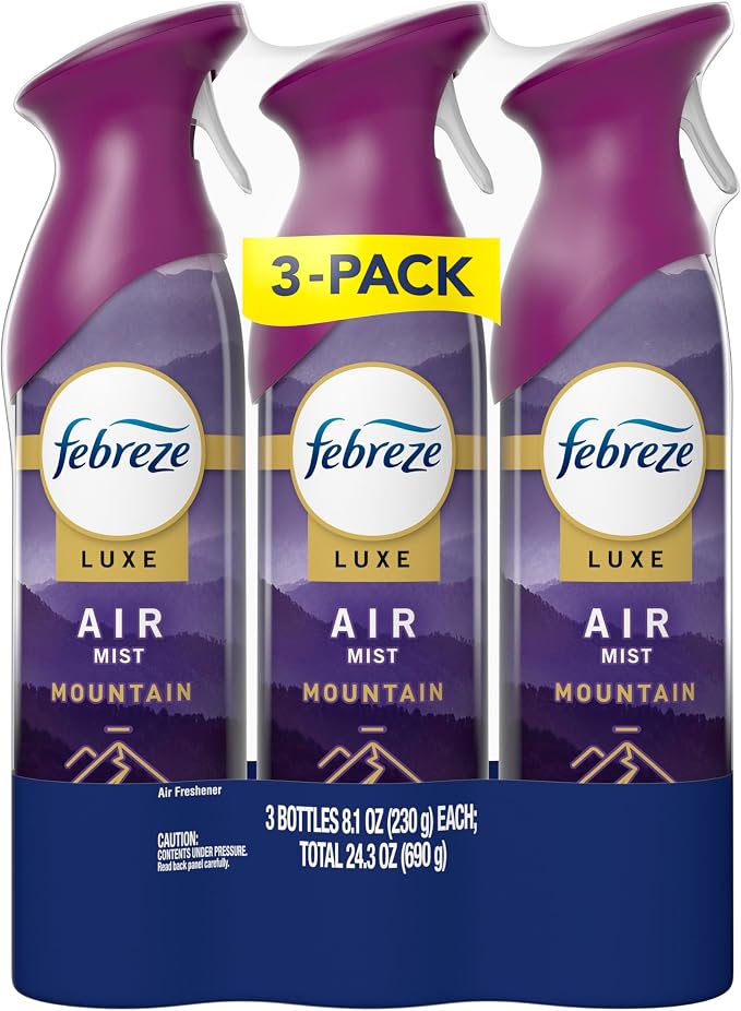 Air Mist, Air Freshener Spray, Odor Fighting Room Spray, Deodorizer for Home Bathroom Kitchen Office Apartment Dorm Room