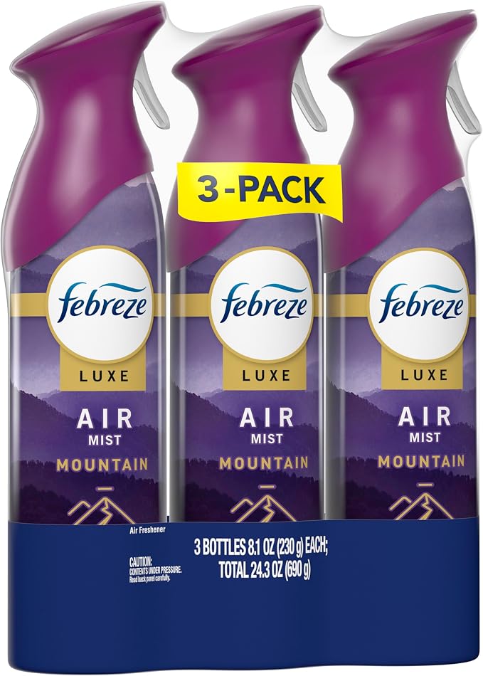 Air Mist, Air Freshener Spray, Odor Fighting Room Spray, Deodorizer for Home Bathroom Kitchen Office Apartment Dorm Room